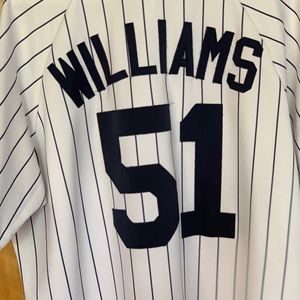 Bernie Williams pinstripe yankee Jersey